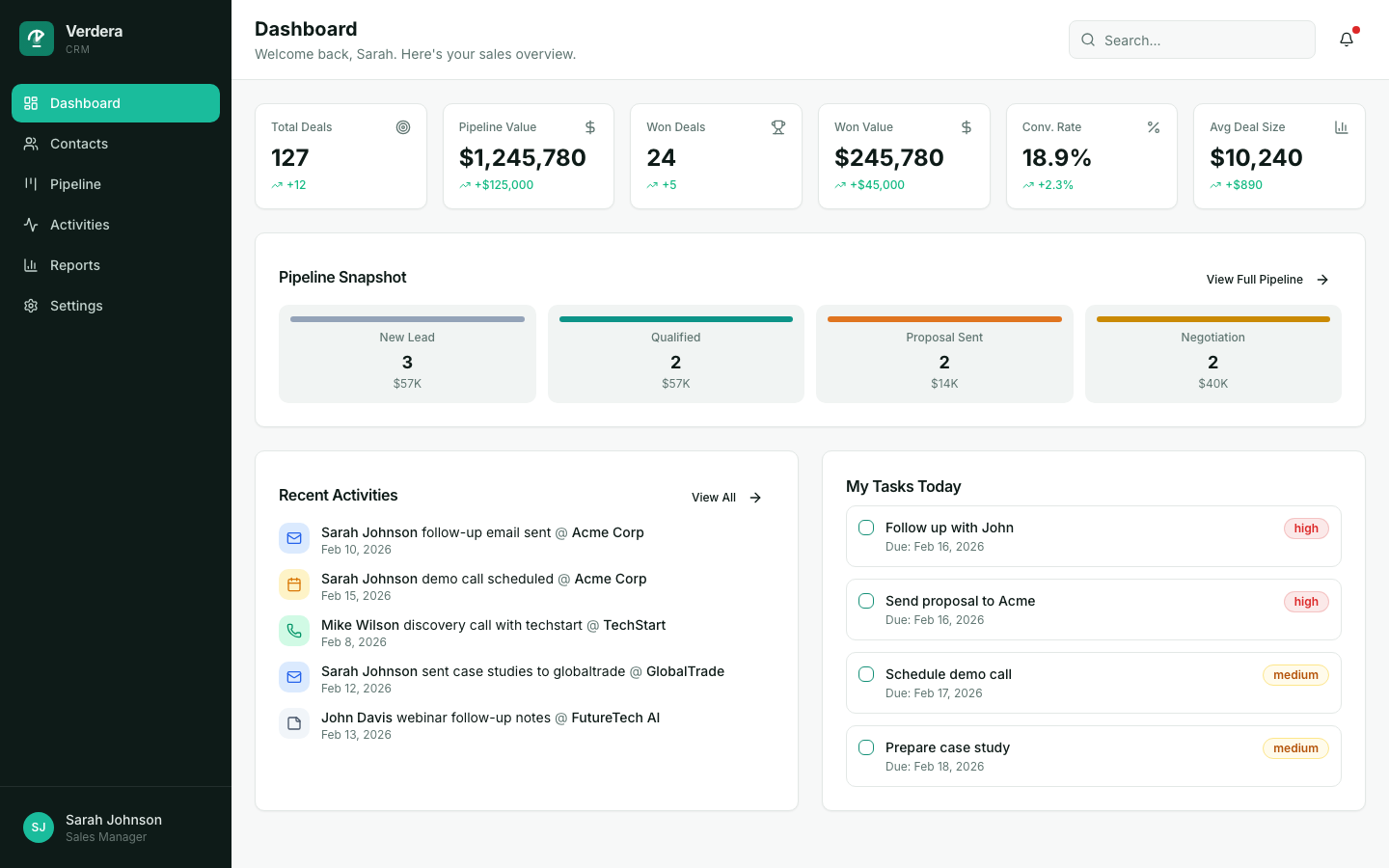 SalesPro CRM